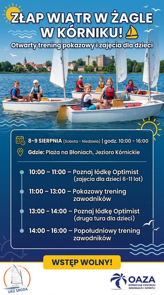 ZŁAP WIATR W ŻAGLE POKAZ OPTIMISTA