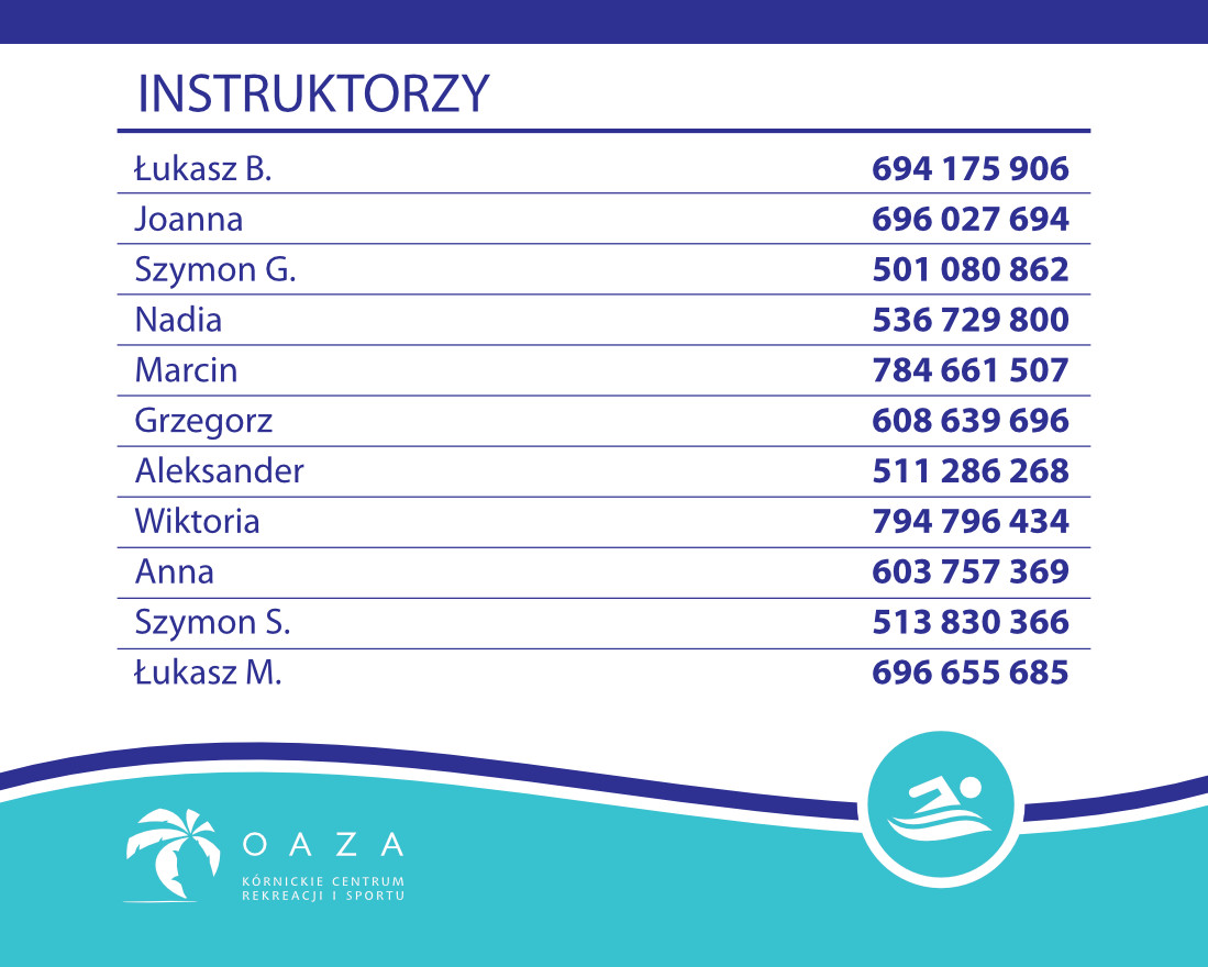 Indywidualna nauka i doskonalenie pływania