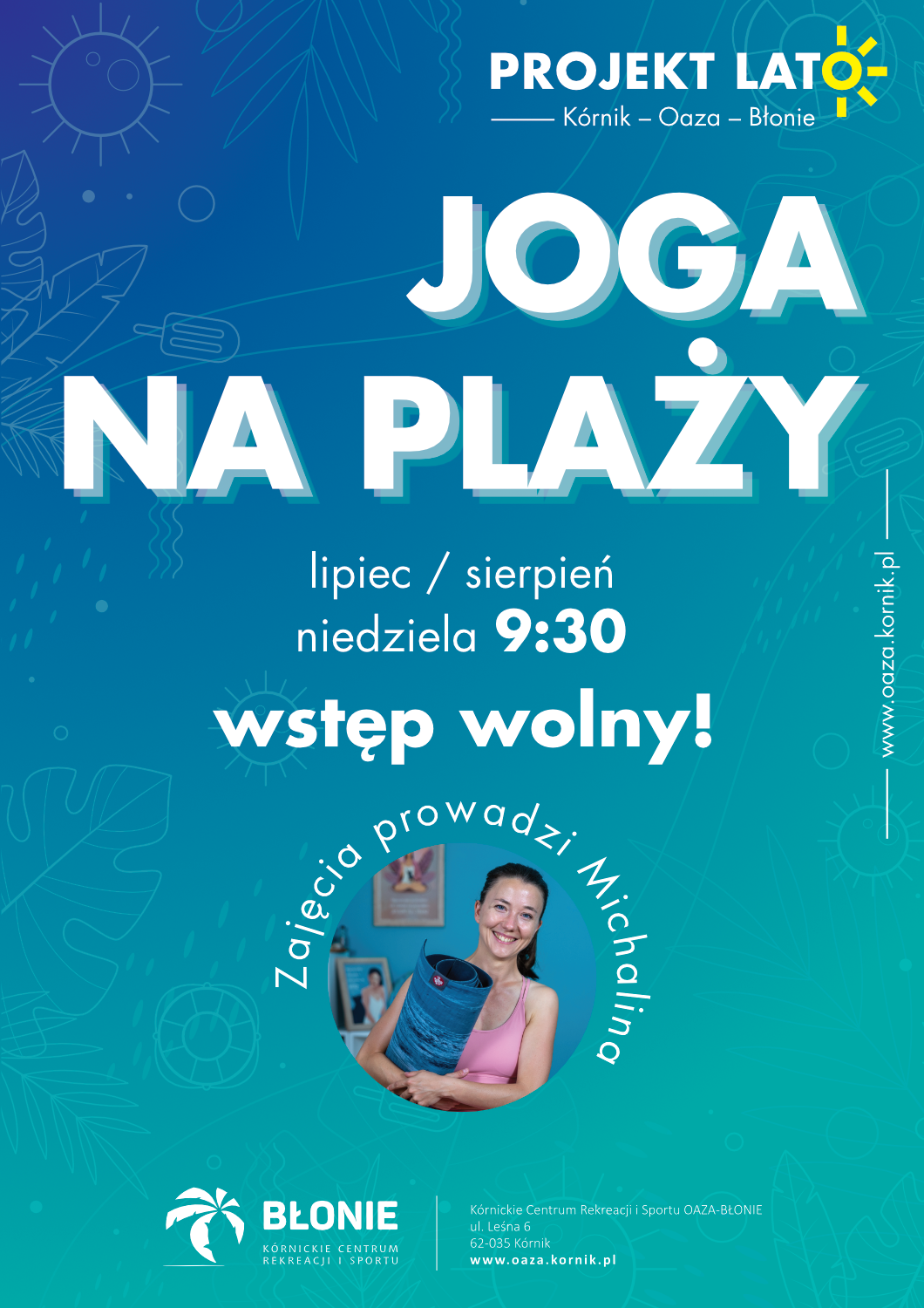 joga na plaży