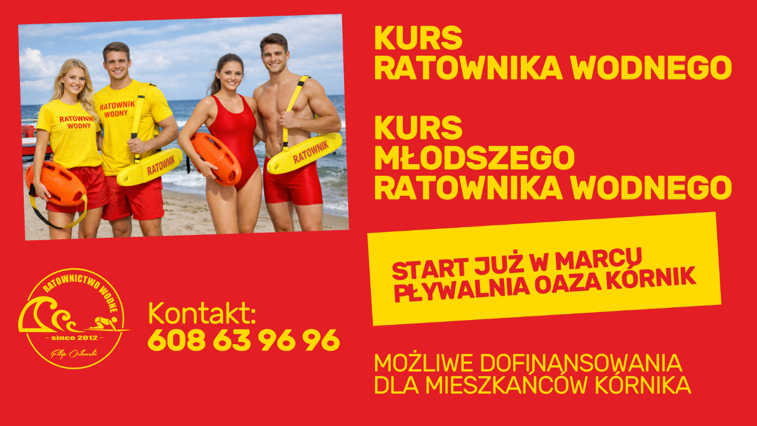 Kurs ratownika wodnego