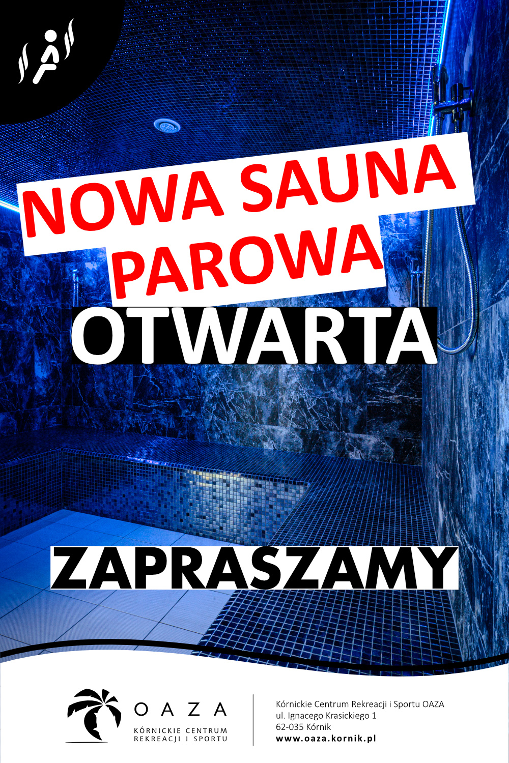 Nowa sauna parowa