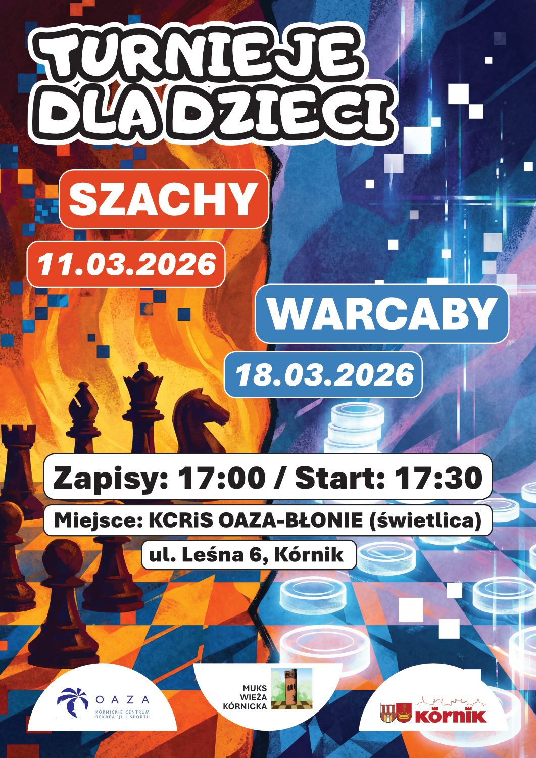 Turniej warcabowy i szachowy